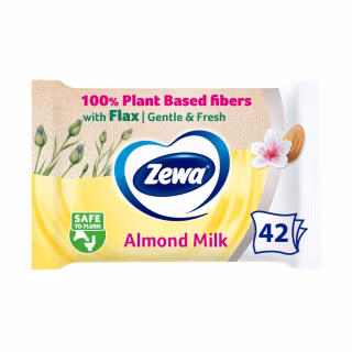 Туалетний папір Zewa Almond Milk 42 шт (7322540796179)