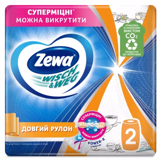 Паперові рушники Zewa Wisch Weg Design 2 рулона (7322540973112)