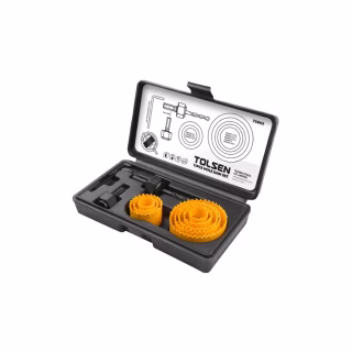 Коронка Tolsen коронок по дереву 11 предм. 19-64 мм (75865)