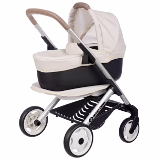 Коляска для ляльок Smoby Maxi-Cosi 3 в 1. Айворі зі знімною люлькою, 55 x 39 x 64 см, 3+ (7600253122)