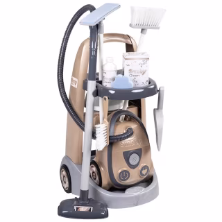 Ігровий набір Smoby Вiзок для прибирания Ровента з пилососом (7600330325)