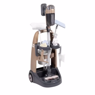 Игровой набор Smoby Тележка для уборки Ровента с ручным пылесосом и аксессуарами (7600330326)