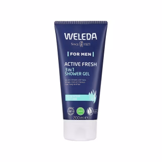 Гель для душу Weleda Active Shower Gel 3 в 1 200 мл (7611916153600)