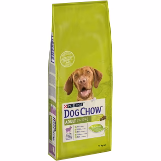 Сухой корм для собак Purina Dog Chow Adult Lamb со вкусом ягненка 14 кг (7613034487636)