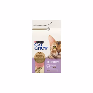 Сухий корм для кішок Purina Cat Chow Sensitive з лососем 15 кг (7613035394902)