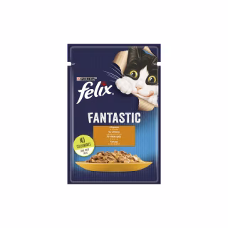 Влажный корм для кошек Purina Felix Fantastic с курицей в желе 85 г (7613039788097)