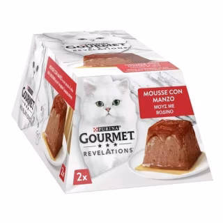 Паштет для котів Purina Gourmet Revelations мус з яловичиною 2х57 г (7613287070005)