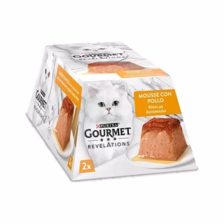 Паштет для котів Purina Gourmet Revelations мус з куркою 2х57 г (7613287070081)