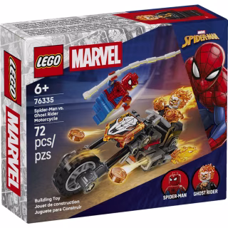 Конструктор LEGO Super Heroes Человек-паук vs. Призрачный всадник на мотоцикле (76335)