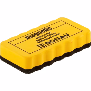 Губка для досок Donau для сухого стирания 110 х 57 х 52 мм 1 шт, Желтый (7638001-99)