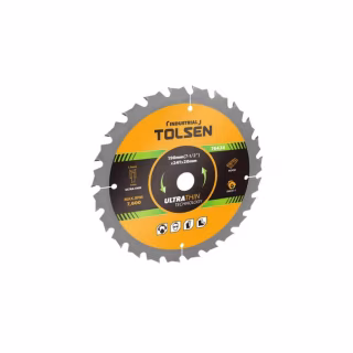 Диск пильний Tolsen з ТВС напайками по дереву 190х24Т*20мм Ultra тонкий (76434)