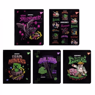 Зошит Yes Minecraft. Team 18 аркушів клітинка (767522)