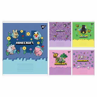 Зошит Yes Зошит учнівський шкільний Yes Minecraft Spring А5 12 аркушів кліт (767590)