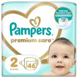 Подгузники Pampers Premium Care Размер 2 (4-8 кг) 46 шт (8001841104799)