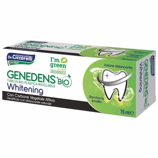 Зубна паста Dr. Ciccarelli Genedens Bio Whitening Toothpaste With Natural Carbon Відбілювальна 75 мл (8002140021305)