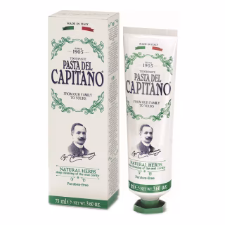 Зубная паста Pasta del Capitano Натуральные травы 75 мл (8002140137402)