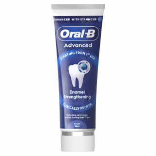 Зубна паста Oral-B Advanced Зміцнення емалі Чиста м'ята 75 мл (8006530090797)