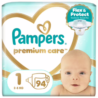 Подгузники Pampers Premium Care Розмір 1 (2-5 кг) 94 шт (8006530259187)
