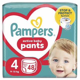 Підгузки Pampers трусики Pampers Pants Розмір 4 (9-15 кг) 48 шт. (8006540068755)
