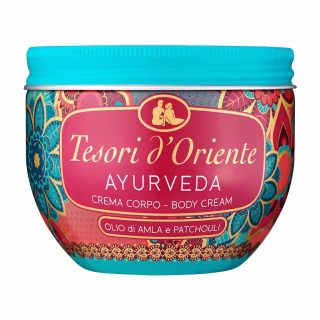 Крем для тіла Tesori d'Oriente парфумований Аюрведа олія амли та пачулі 300 мл (8008970047362)