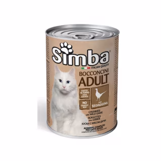 Консерви для котів Simba Cat Wet дичина 415 г (8009470009539)
