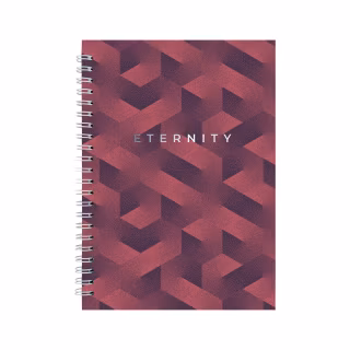 Блокнот Axent на спирали А5 96 листов, клетка, твердая обложка №25 (8032-25-A)