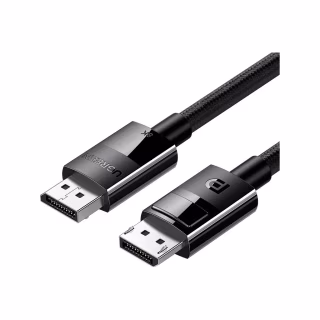 Кабель мультимедійний DisplayPort M to DisplayPort M 5.0m V1.4 braided DP114 black Ugreen (80394)