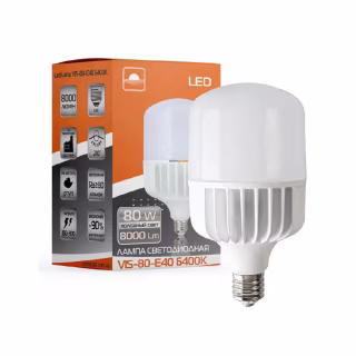 Лампочка Євросвітло 80Вт 6400К (VIS-80-E40)