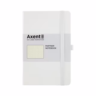 Книга записная Axent Partner 125х195 мм в точку 96 листов Белая (8306-21-A)