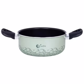 Кастрюля TVS Sofia 24 см, 3,5 л, зелена (83404242310101з)
