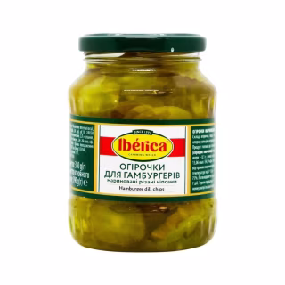Овощная консервация Iberica Корнишоны нарезанные 5-7 см 370 мл (8436024299656)