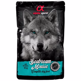Влажный корм для собак Alpha Spirit старше 1 года с дорадой 85 г (8436586311629)