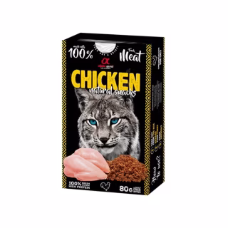 Лакомство для котов Alpha Spirit Cat Chicken Natural Snacks с курицей 80 г (8436586311797)