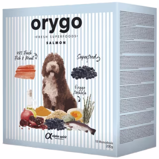 Напіввологий корм для собак Orygo Salmon (18х200 г) 3.6 кг (8436586312152)