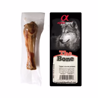 Лакомство для собак Alpha Spirit Ham Bone Half Vacuum половинка 12 см (8437015969213)