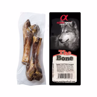Лакомство для собак Alpha Spirit Ham Bones Two Half Vacuum 2 половинки 15 см (8437015969268)