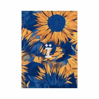 Книга записна Axent UA Ї А5 клітинка тверда обкладинка 96 аркушів (8455-3-A)