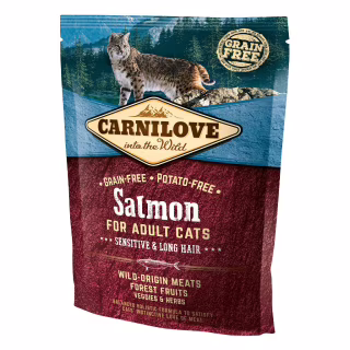 Сухой корм для кошек Carnilove Cat Sensitive and Long Hair 400 г (8595602512294)