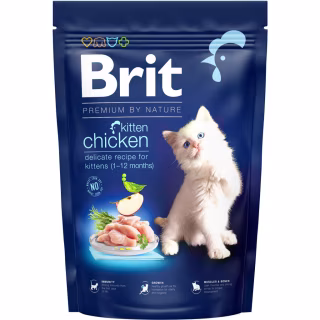 Сухой корм для кошек Brit Premium by Nature Cat Kitten 1.5 кг (8595602553112)