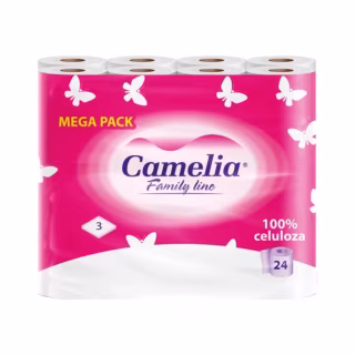 Туалетний папір Camelia 3 шари 24 рулони (8606103756244)