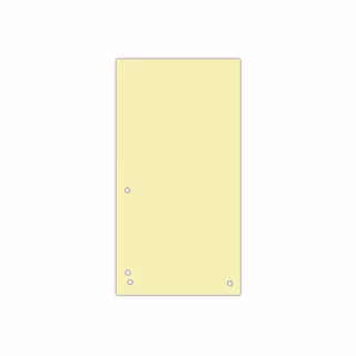 Роздільник сторінок Donau 105 х 230 мм 100шт картон, жовтий (8620100-11PL)