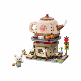 Конструктор Pantasy Kung Fu Panda Кунгфу Панда Міні Вид на вулицю - Чайна лавка Шифу (86507)
