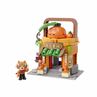 Конструктор Pantasy Kung Fu Panda Кунгфу Панда Міні Вид на вулицю - Фруктова крамниця Тигриці (86508)