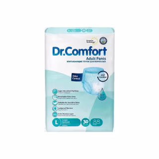 Подгузники для взрослых Dr.Comfort Трусики Large 100-150 см 30 шт (8680131205615)