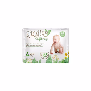 Підгузки Giggles Natural 4 Maxi 7-18 кг 30 шт (8680131206407)