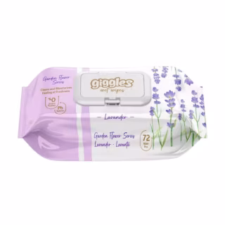 Детские влажные салфетки Dolphin Lavander з клапоном 72 шт (8680131207428)