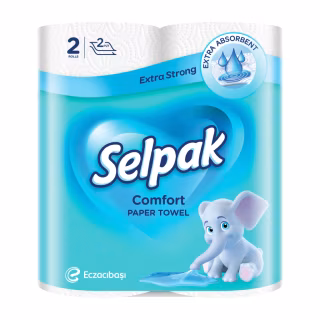 Паперові рушники Selpak Сomfort 2 шари 2 рулони (8690530008847)