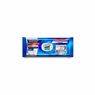 Серветки для прибирання Solo AquaBlock Вологі Для скла та дзеркал 30 шт. (8690530074590)