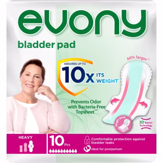 Урологічні прокладки Evony Heavy 10 крапель 10 шт. (8690536820252)