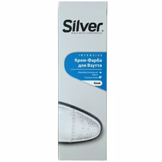Краска для обуви Silver Белая 75 мл (8690757005629)